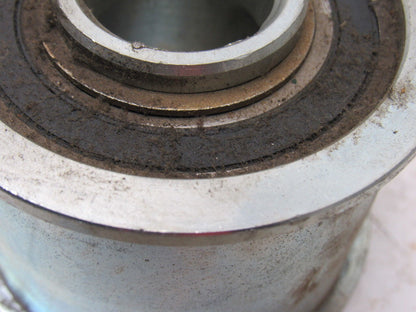 3" OD Snubber Roller 2" Wide Belt 1-1/8" Hex Bore Lot Of 2