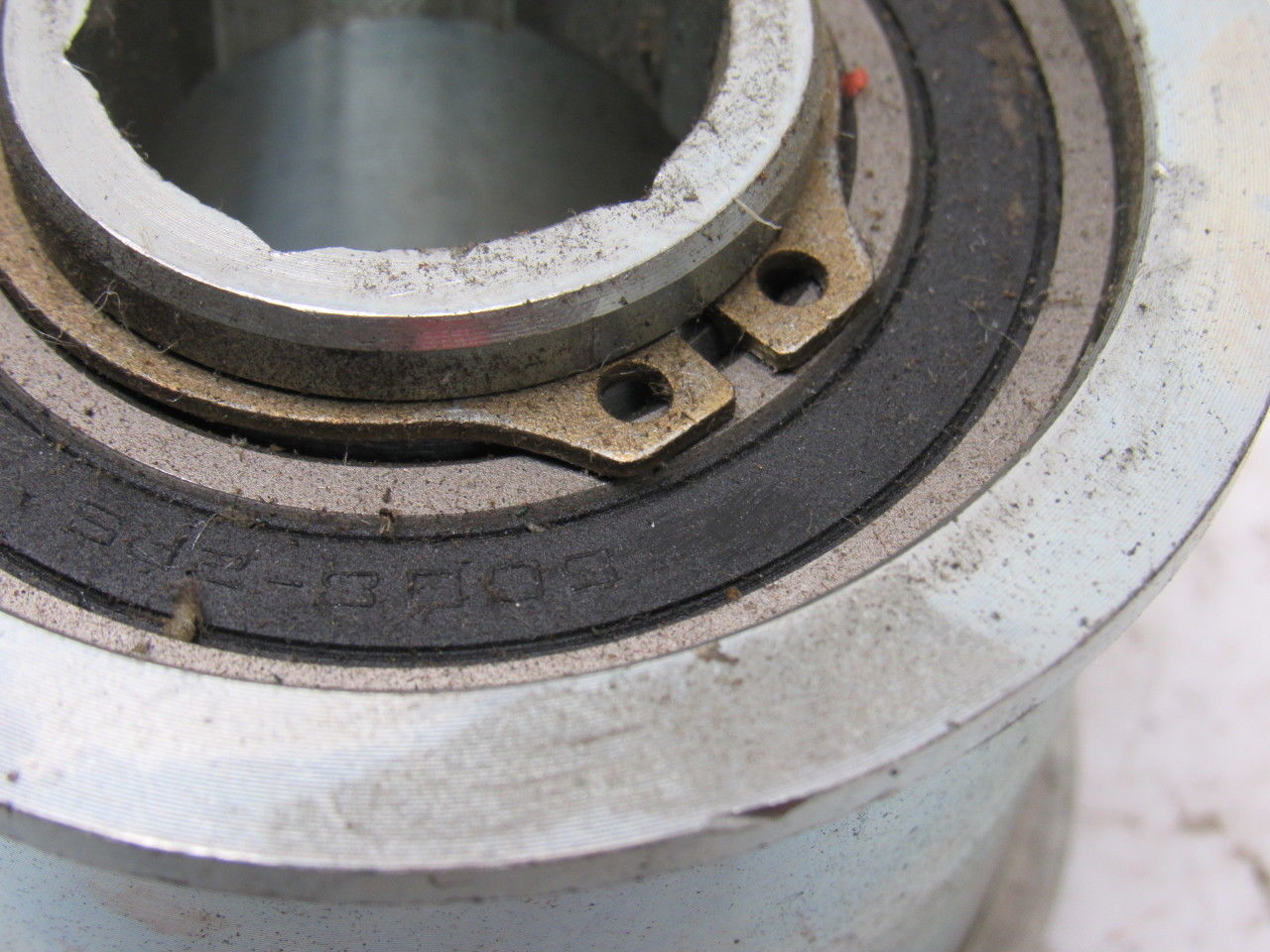 3" OD Snubber Roller 2" Wide Belt 1-1/8" Hex Bore Lot Of 2