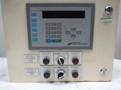 Ingersoll Cinetic Automation Size DC/02 Spindle Drive Control Test Station