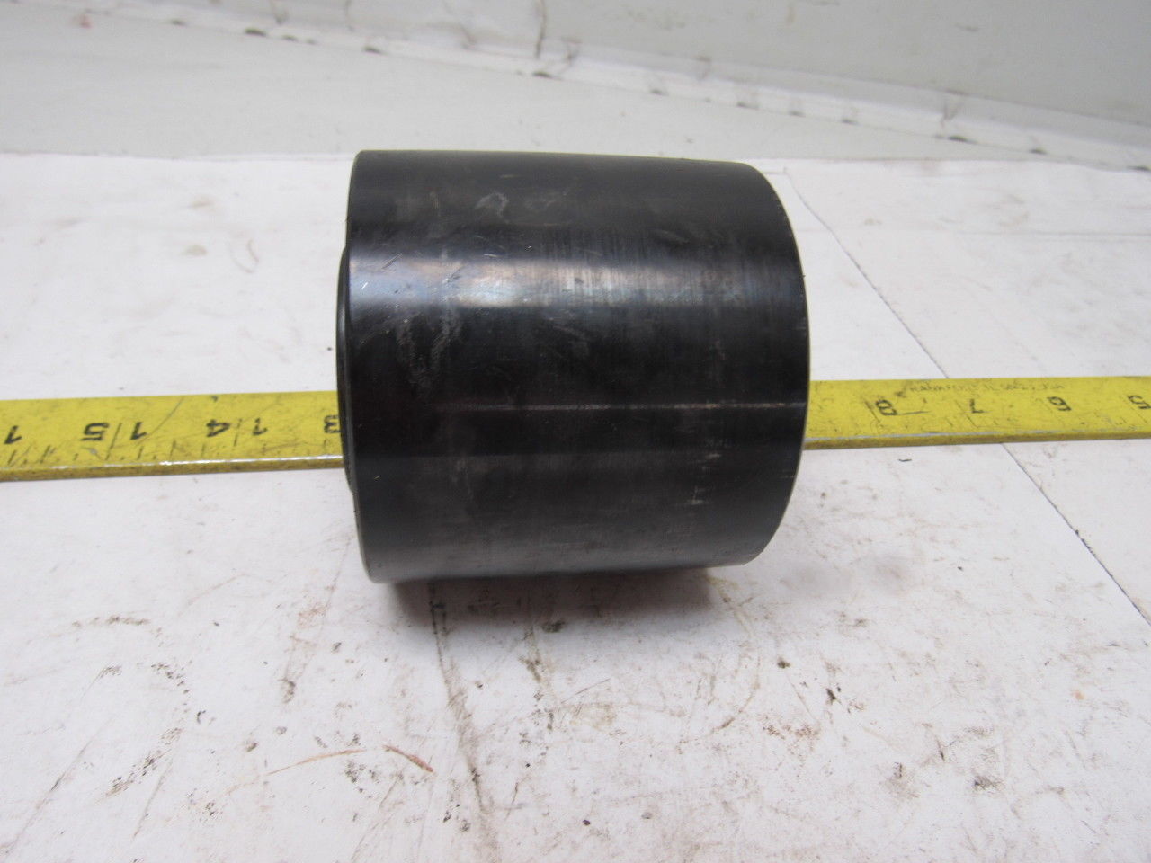 Dematic 0072513081 3" OD X 2-5/8" End Roller Crowned Face 1-1/16" Hex Bore