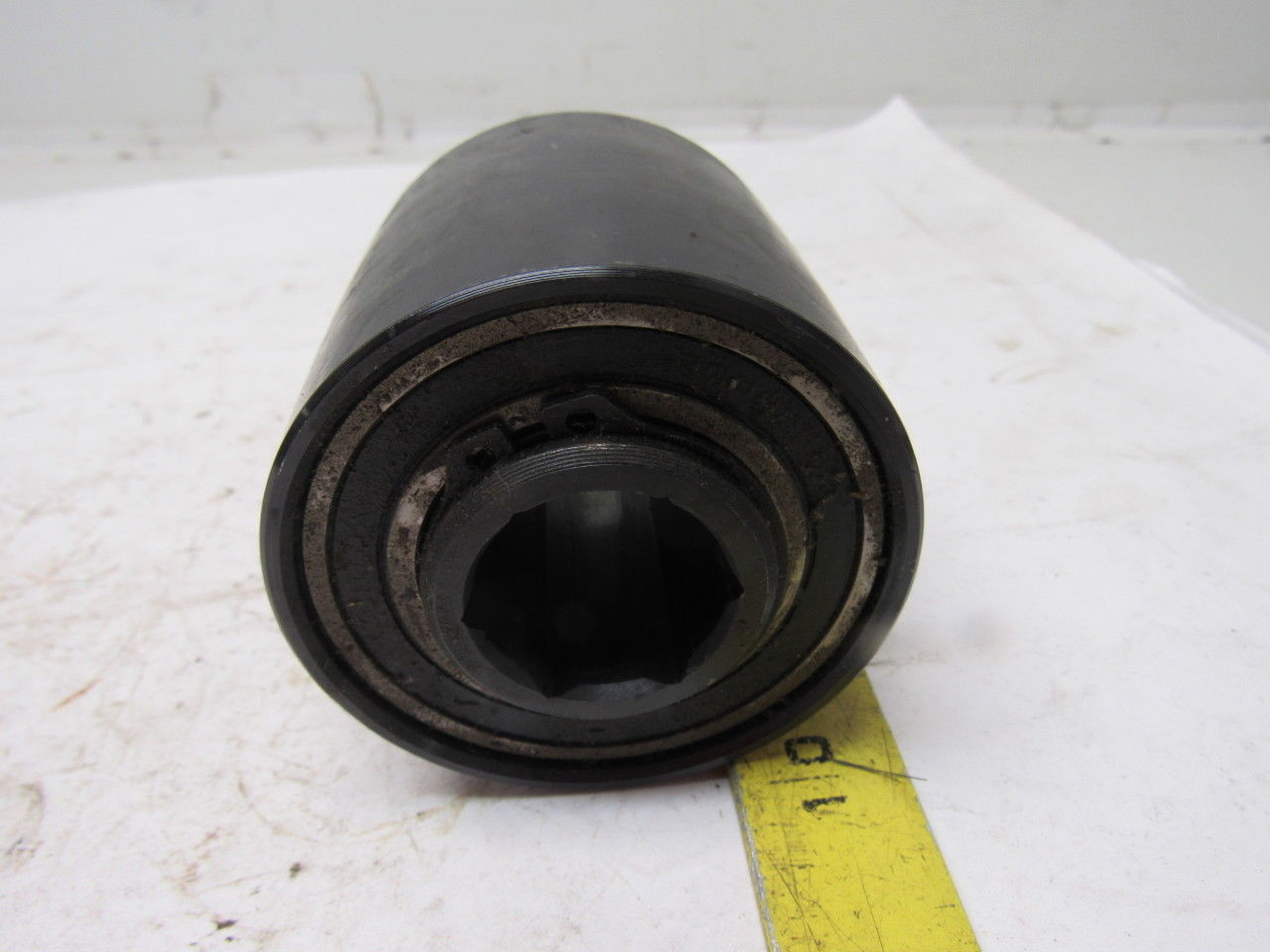 Dematic 0072513081 3" OD X 2-5/8" End Roller Crowned Face 1-1/16" Hex Bore