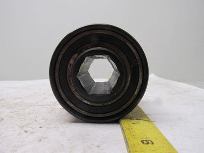 Dematic 0072513081 3" OD X 2-5/8" End Roller Crowned Face 1-1/16" Hex Bore
