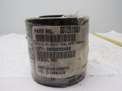 Dematic 0072513081 3" OD X 2-5/8" End Roller Crowned Face 1-1/16" Hex Bore