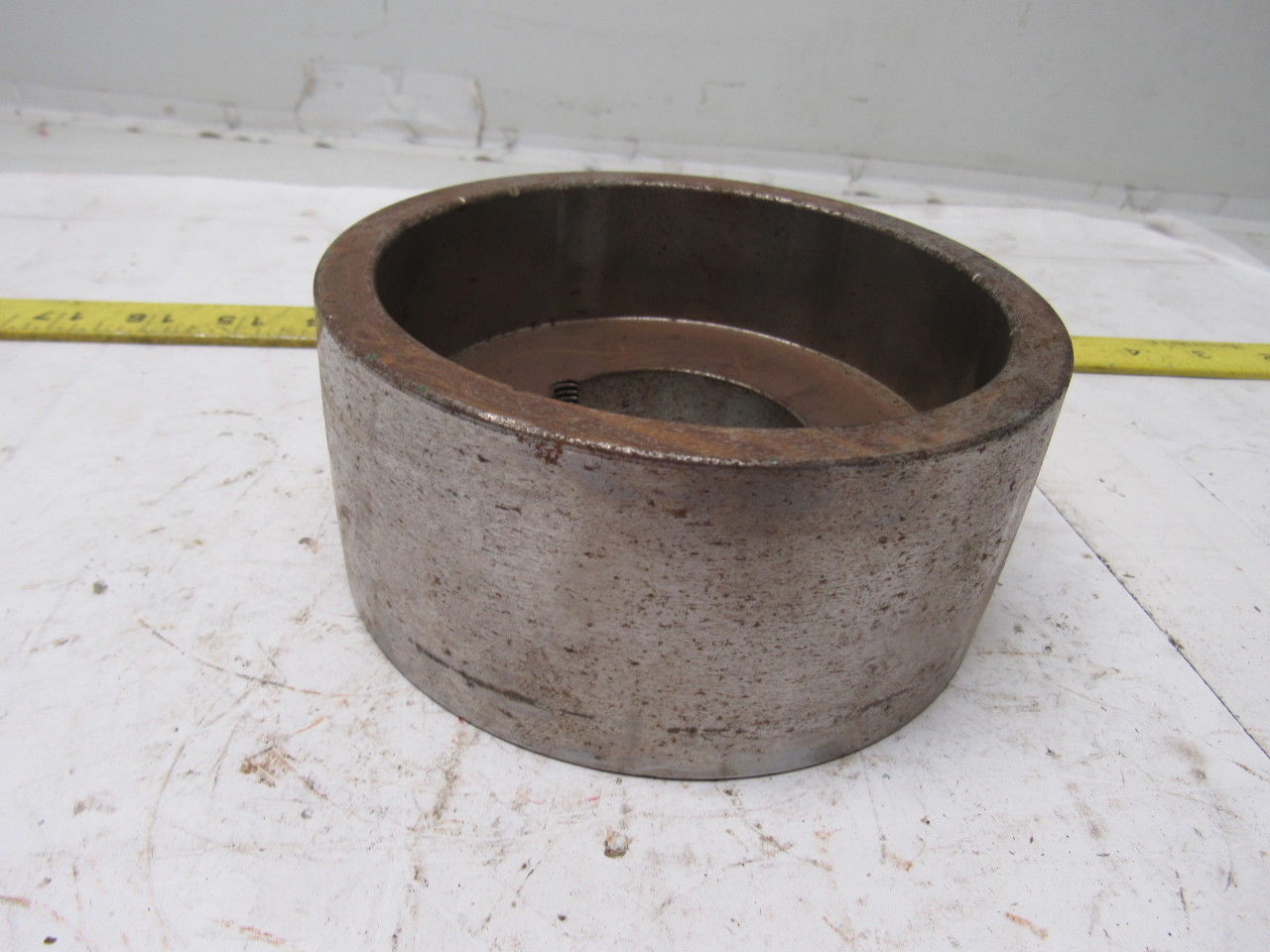 Micro MFG 5.28" x 2-3/8" Wide Crowned Face End Pulley Taperlock Bushed 1610