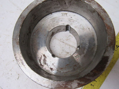 5.28" x 2-3/8" Wide Crowned Face End Pulley Taperlock Bushed 1610