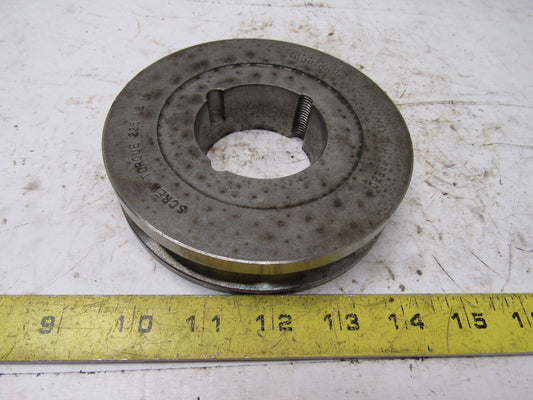 Dodge 1A4.4B4.8 5-1/8" OD 1 Groove V-Belt Pulley 1610 Bushing 7570 RPM
