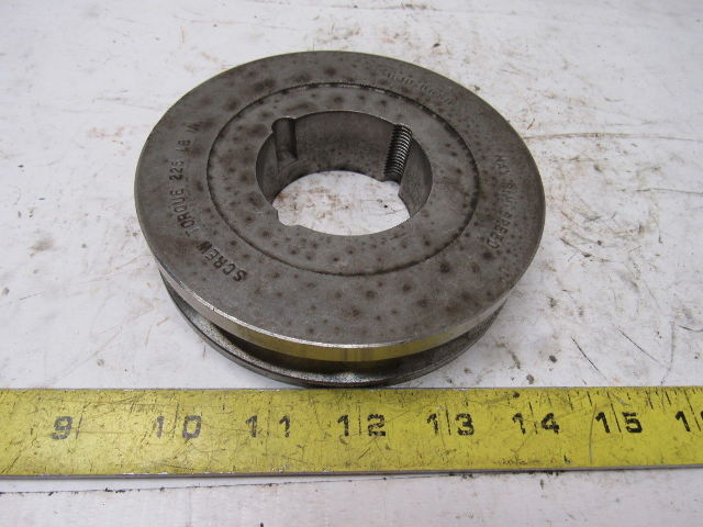 Dodge 1A4.4B4.8 5-1/8" OD 1 Groove V-Belt Pulley 1610 Bushing 7570 RPM