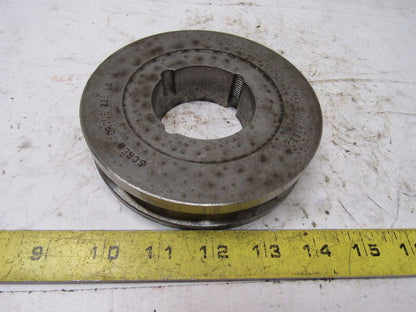 Dodge 1A4.4B4.8 5-1/8" OD 1 Groove V-Belt Pulley 1610 Bushing 7570 RPM
