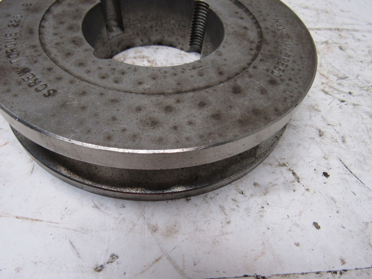 Dodge 1A4.4B4.8 5-1/8" OD 1 Groove V-Belt Pulley 1610 Bushing 7570 RPM