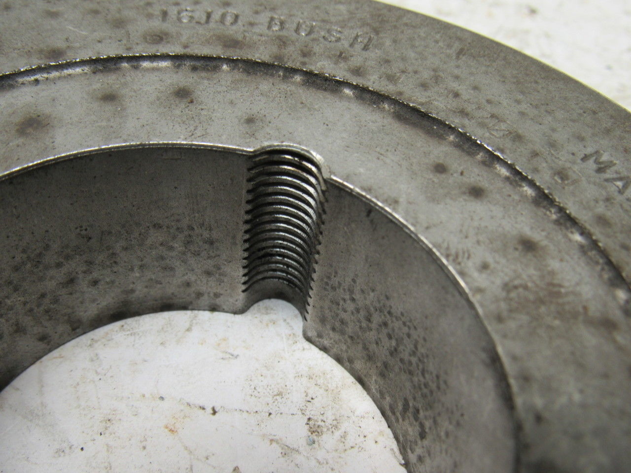 Dodge 1A4.4B4.8 5-1/8" OD 1 Groove V-Belt Pulley 1610 Bushing 7570 RPM