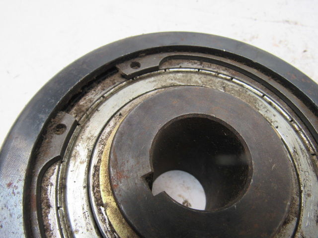 5-1/2" OD x 2-1/4" Crowned Face End Pulley 1-1/4" Keyed Bore