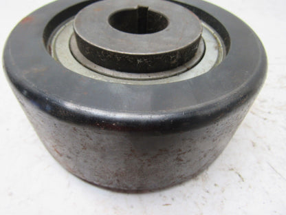 5-1/2" OD x 2-1/4" Crowned Face End Pulley 1-1/4" Keyed Bore