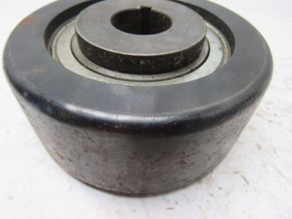 5-1/2" OD x 2-1/4" Crowned Face End Pulley 1-1/4" Keyed Bore