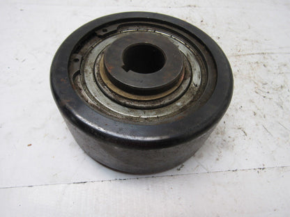 5-1/2" OD x 2-1/4" Crowned Face End Pulley 1-1/4" Keyed Bore