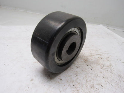 5-1/2" OD x 2-1/4" Crowned Face End Pulley 1-1/4" Keyed Bore