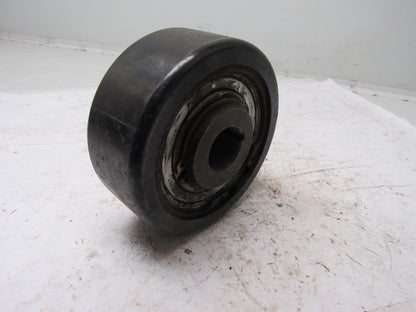 5-1/2" OD x 2-1/4" Crowned Face End Pulley 1-1/4" Keyed Bore