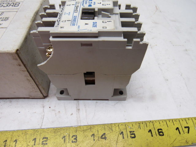 Cutler Hammer CE15BNS3AB Ser B1 3 Pole Open 600V 3Ph 7.5Hp MAX 120V Coil