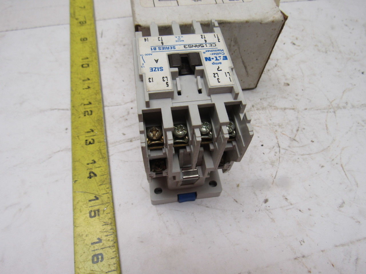 Cutler Hammer CE15BNS3AB Ser B1 3 Pole Open 600V 3Ph 7.5Hp MAX 120V Coil