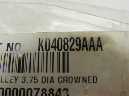 Dematic K040829AAA 3.75" OD Crowned Face End Roller 2-5/8" Wide 1-1/8" Hex Bore
