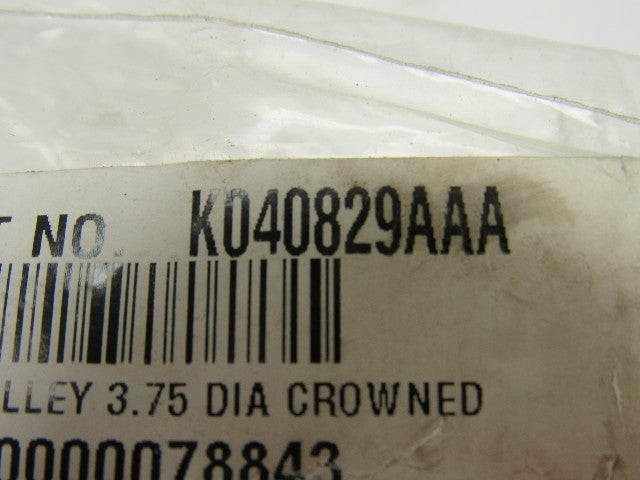 Dematic K040829AAA 3.75" OD Crowned Face End Roller 2-5/8" Wide 1-1/8" Hex Bore