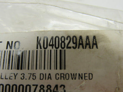 Dematic K040829AAA 3.75" OD Crowned Face End Roller 2-5/8" Wide 1-1/8" Hex Bore