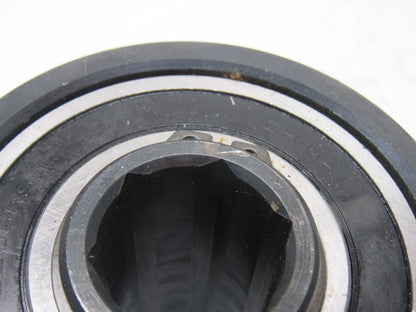 Dematic K040829AAA 3.75" OD Crowned Face End Roller 2-5/8" Wide 1-1/8" Hex Bore