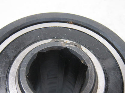Dematic K040829AAA 3.75" OD Crowned Face End Roller 2-5/8" Wide 1-1/8" Hex Bore