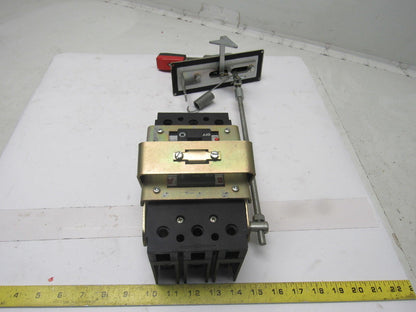 ABB UXAB 727131 R 103 3 Pole 20A Circuit Breaker 480VAC 500VDC W/Operator