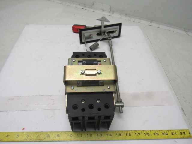 ABB UXAB 727131 R 103 3 Pole 20A Circuit Breaker 480VAC 500VDC W/Operator