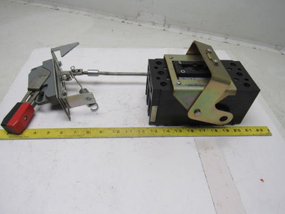 ABB UXAB 727131 R 103 3 Pole 20A Circuit Breaker 480VAC 500VDC W/Operator