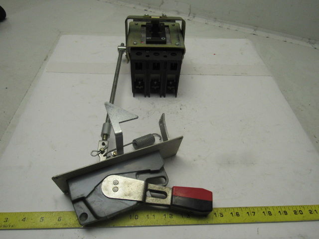 ABB UXAB 727131 R 103 3 Pole 20A Circuit Breaker 480VAC 500VDC W/Operator