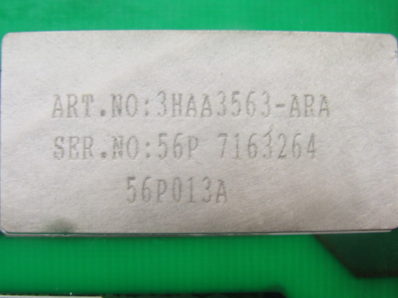 ABB 3HAA3563-ARA Back Plane Circuit Board