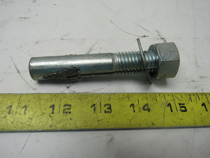Wej-It 5/8" x 3" Expanding Wedge Concrete Anchors Lot Of 15
