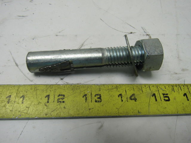 Wej-It 5/8" x 3" Expanding Wedge Concrete Anchors Lot Of 15