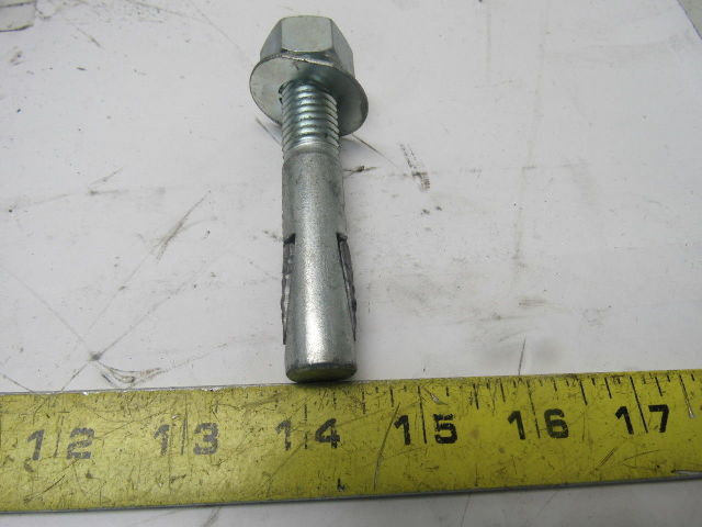 Wej-It 5/8" x 3" Expanding Wedge Concrete Anchors Lot Of 15