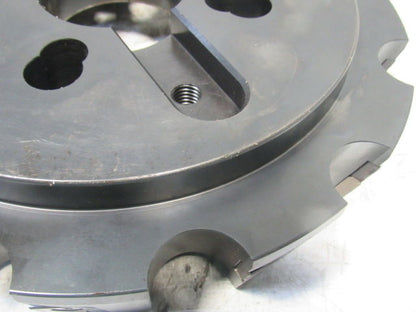 Ingersoll 6M2K10R01 Max-I-Cut 10" Indexing Face Mill Inside Cone 12 Inserts