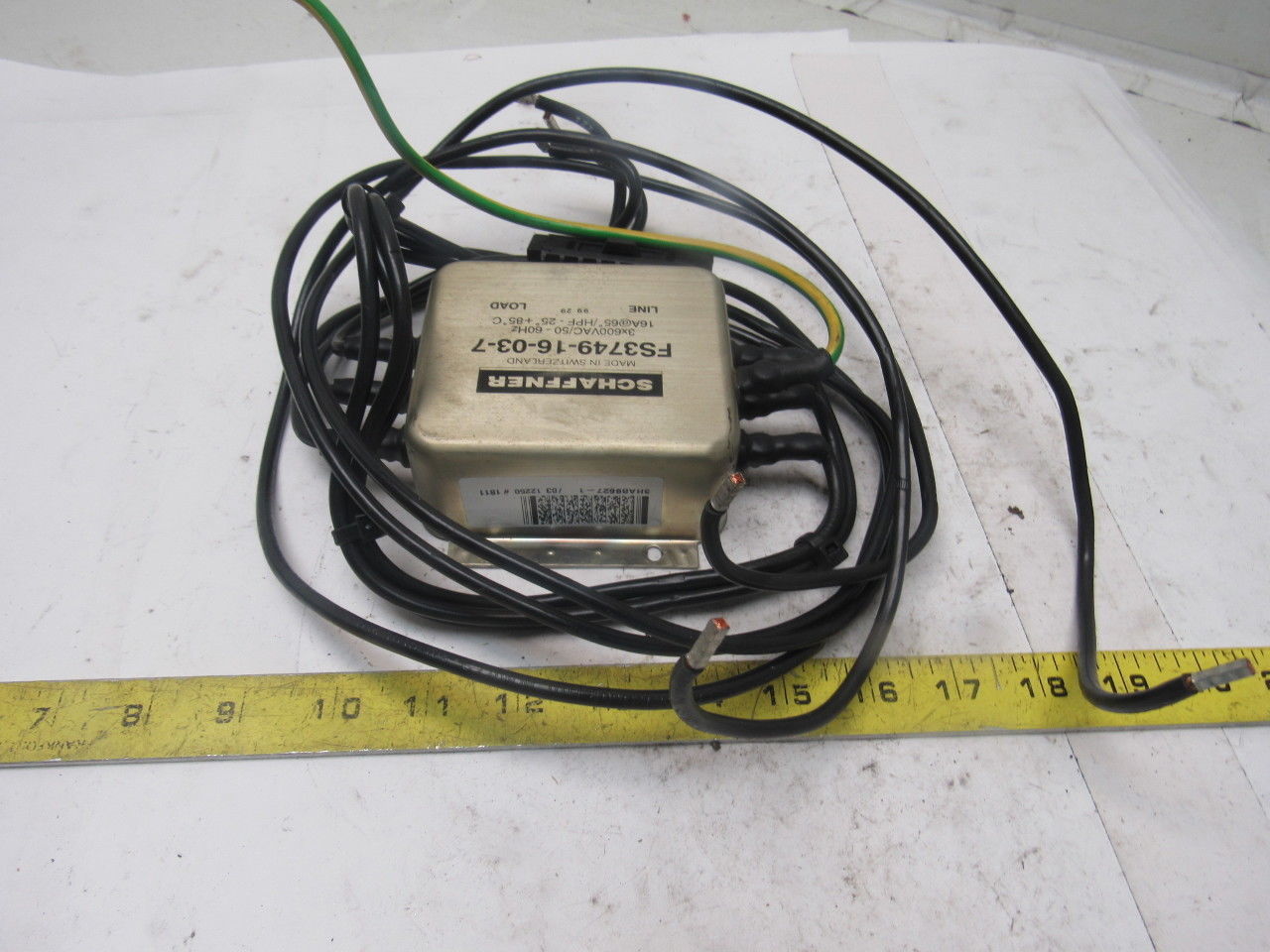 ABB Schaffner FS3749-16-03-7 Line Filter 3X600VAC 50/60 HZ