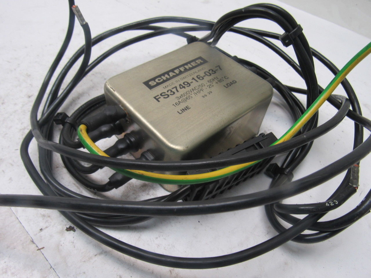ABB Schaffner FS3749-16-03-7 Line Filter 3X600VAC 50/60 HZ