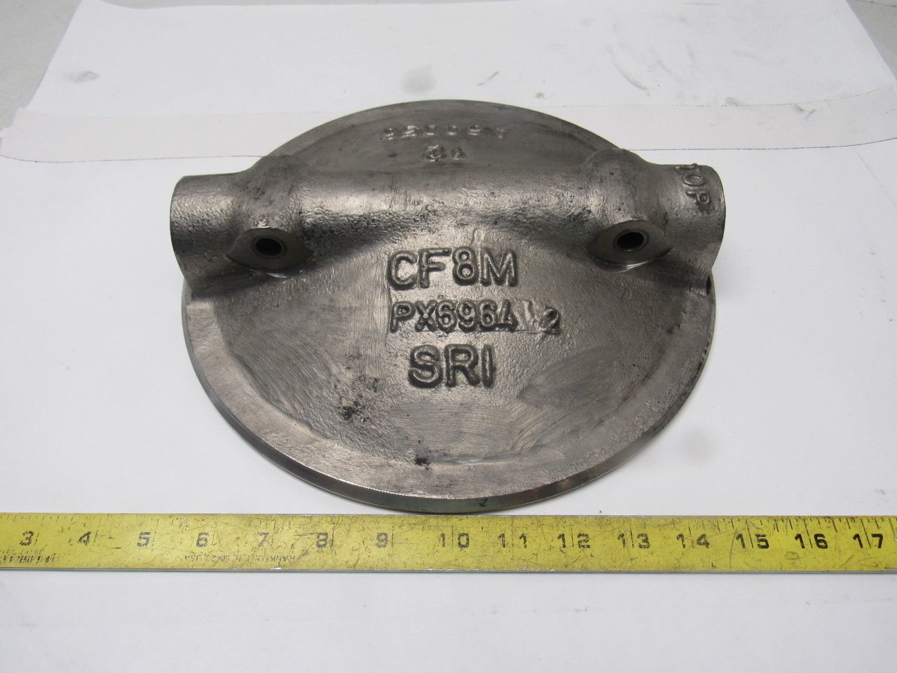 SRI 12" Butterfly Valve Disc CF8M PX6964 1-1/4" Shaft Size