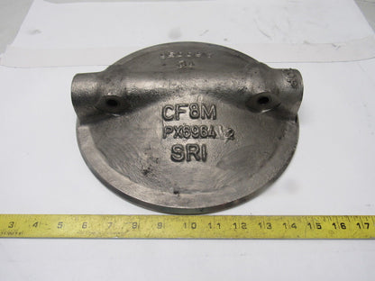 SRI 12" Butterfly Valve Disc CF8M PX6964 1-1/4" Shaft Size