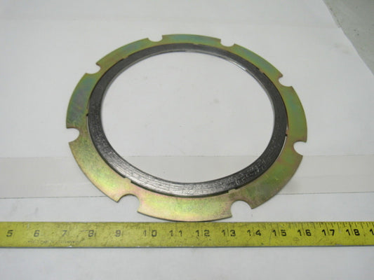 Garlock Edge Yellow 8" Flange Carbon Spiral Gasket 150 PSI # 300 Outer Ring