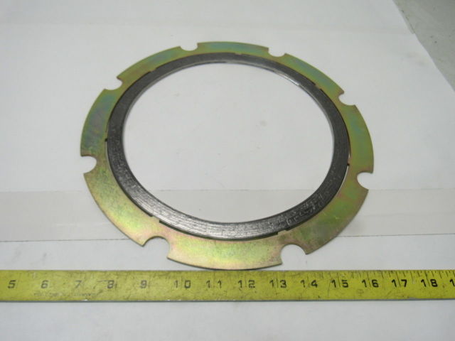 Garlock Edge Yellow 8" Flange Carbon Spiral Gasket 150 PSI # 300 Outer Ring