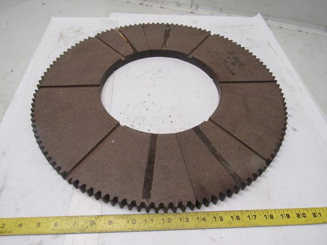 20" External Tooth120T 10" ID 57/64" Thick Clutch Drive Wear Plate Lot/2