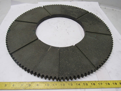 NF407 20" External Tooth 120T 10" ID 7/8" Thick Clutch Drive Wear Plate Lot/2