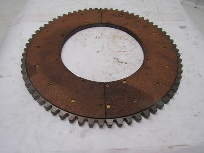 17" OD 9-1/4" ID External Tooth 68T .625" Thick Clutch Friction Disc Drive Ring