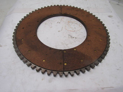17" OD 9-1/4" ID External Tooth 68T .625" Thick Clutch Friction Disc Drive Ring