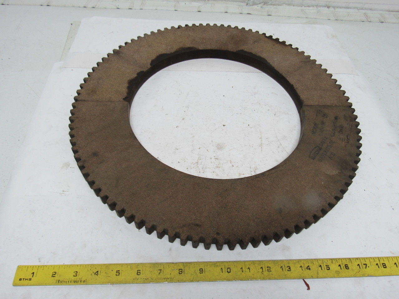 2497-X 19-7/16" OD 12" ID External Tooth 96T .875" Thick Clutch Friction Disc