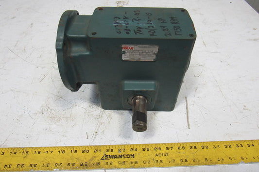 Dodge 140/262-15 15:1 Ratio 1750RPM 2.24Hp Input 117RPM RH Output Gear Reducer