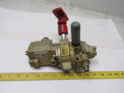 Ross D2773A3072 3/8" NPT Pressure Relief Control Assembly Solenoid Valve 24VDC