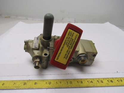 Ross D2773A3072 3/8" NPT Pressure Relief Control Assembly Solenoid Valve 24VDC